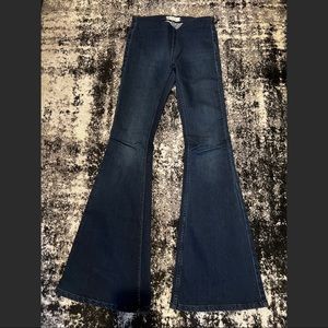 Free People Size 24 Penny Pull On Flare Denim